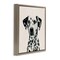 Stupell Industries Traditional Dalmatian Portrait Framed Floater Canvas Wall Art